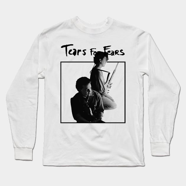 Vintage 80s Tears For Fears Long Sleeve T-Shirt by bambangbuta